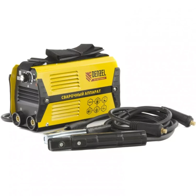 Аппарат инверторный дуговой сварки DENZEL DS-160 Compact 94371 купить в Екатеринбурге