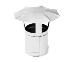 Зонт дымохода из нержавеющей стали (Диаметр 150 мм) для теплогенераторов BALLU-Biemmedue BALLU EC, EC/S, PHOEN, PHOEN/S, JUMBO, FARM, SP, CONFORT
