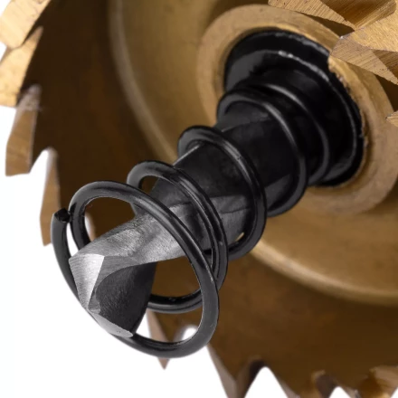 Коронка по металлу HSS, 35 мм, нитридтитановое покрытие Denzel 724110 купить в Екатеринбурге