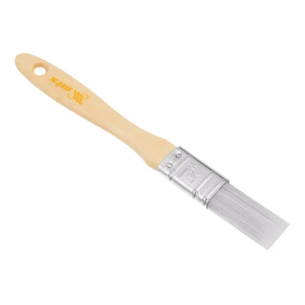 Кисть плоская для лаков &quot;Евро&quot; 3/4&quot;, искусственная щетина, деревянная ручка MTX 83084 купить в Екатеринбурге