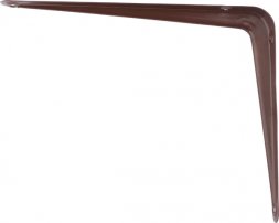 Кронштейн угловой с ребром 200х250 мм коричневый СИБРТЕХ