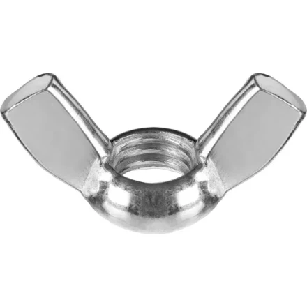 Гайка ЗУБР барашковая, DIN 315, оцинкованная,  M6, ТФ6, 5 шт. 4-303736-06 купить в Екатеринбурге