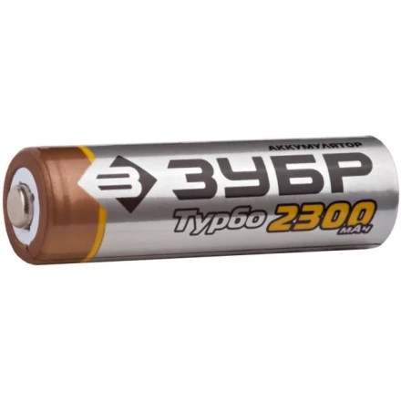 Аккумулятор ЗУБР с низким саморазрядом &quot;АА&quot;, 2300 мАч, никель-металлгидридный, 4шт 59277-4C купить в Екатеринбурге