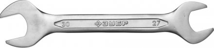 Ключ ЗУБР &quot;МАСТЕР&quot; гаечный рожковый, Cr-V сталь, хромированный, 27х30мм 27010-27-30 купить в Екатеринбурге
