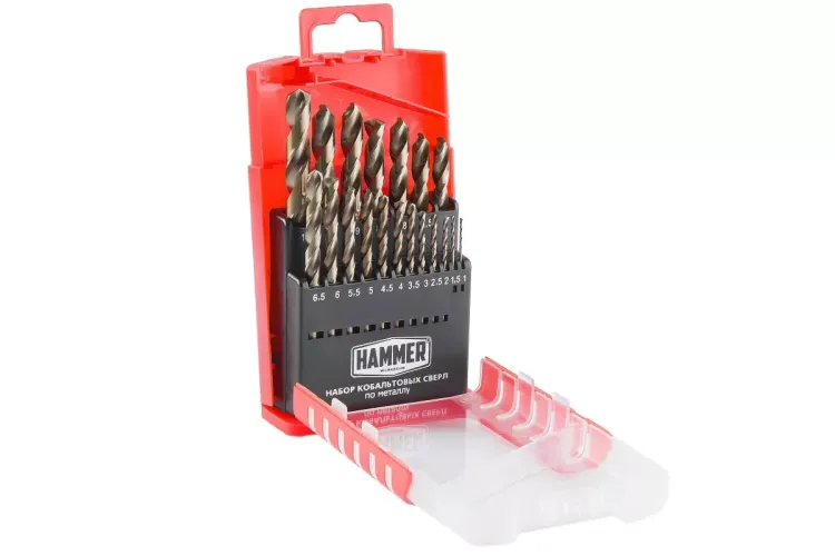 Набор сверл HAMMER No7 19шт. 1,0-10мм купить в Екатеринбурге
