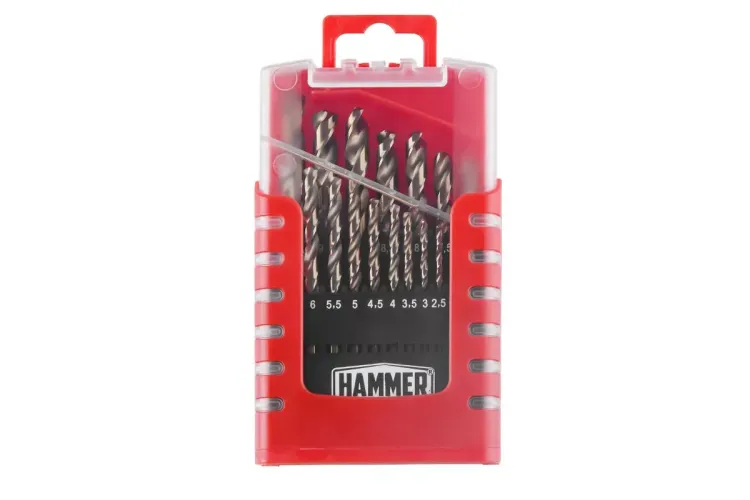 Набор сверл HAMMER No7 19шт. 1,0-10мм купить в Екатеринбурге
