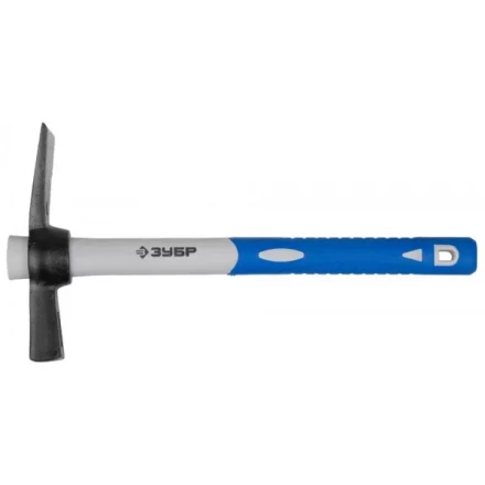 Молоток-кирочка ЗУБР каменщика с фиберглассовой двухкомпонентной обратной рукояткой, 600г 20155-600_z01 купить в Екатеринбурге