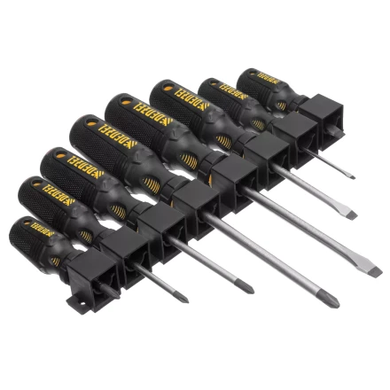 Набор отверток Denzel 12213, 8 пр., CrV, трехкомпонентная рукоятка купить в Екатеринбурге