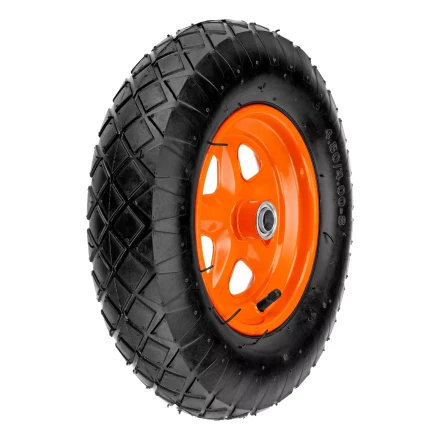 Колесо пневматическое Palisad «Звезда» 4.80/4.00-8 D380 мм, внутренний диаметр подшипника 20 мм, 689575 длина оси 80 мм купить в Екатеринбурге