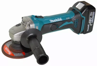 Аккумуляторная угловая шлифовальная машинка Makita BGA452RFE
