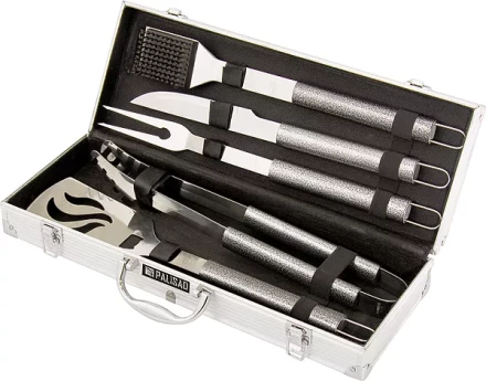 Набор приборов для барбекю 5 шт в алюминевом кейсе PALISAD Camping 69579 купить в Екатеринбурге