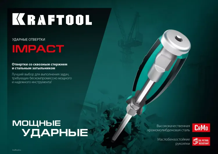 Набор ударных отверток IMPACT 25025 купить в Екатеринбурге