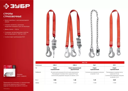 Строп ленточный двухплечный с амортизатором серия Без серии купить в Екатеринбурге