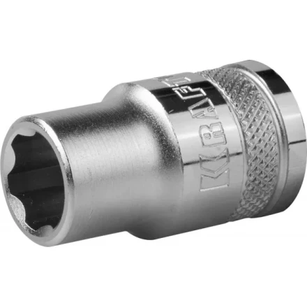 Торцовая головка KRAFTOOL &quot;INDUSTRIE QUALITAT&quot;, Cr-V, SUPER-LOCK, хромосатинированная, 1/2&quot;, 12 мм 27801-12_z01 купить в Екатеринбурге