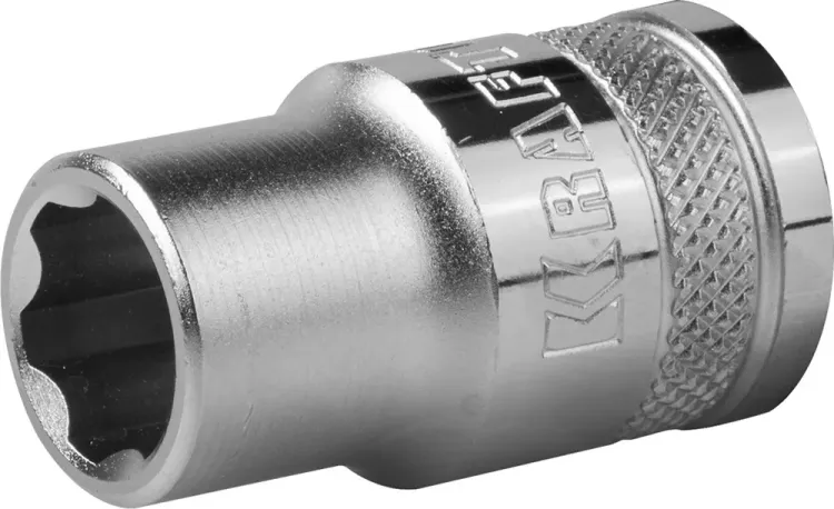 Торцовая головка KRAFTOOL "INDUSTRIE QUALITAT", Cr-V, SUPER-LOCK, хромосатинированная, 1/2", 12 мм 27801-12_z01 купить в Екатеринбурге