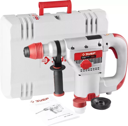 Перфоратор ЗУБР, SDS-Max, 8Дж, 550об/мин, 3000уд/мин, 1100Вт, кейс ЗП-1100ЭК купить в Екатеринбурге