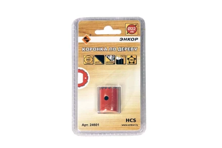 Коронка по дереву 22 мм Энкор 24601 купить в Екатеринбурге