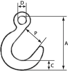 Строп 1СЦ-2.0 т. L=1.50м 8 кл кч с широким зевом купить в Екатеринбурге