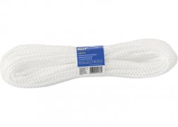 Шнур вязаный полипропиленовый с сердечником белый 7 мм L 20 м 320 кгс СИБРТЕХ 93960