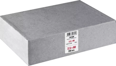 Гвозди ершеные чертеж № 7811-7120 коробка серия МАСТЕР купить в Екатеринбурге