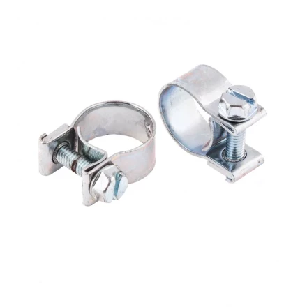 Хомуты металлические MINI 12-14 мм ширина 9 мм винтовой W1 2 шт Сибртех 47504 купить в Екатеринбурге