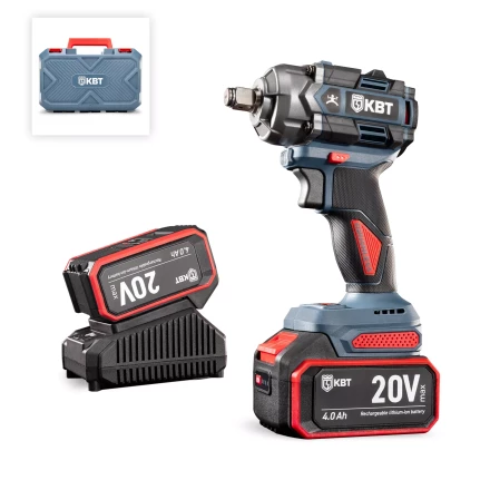 Гайковерт ударный бесщеточный аккумуляторный КВТ WB-20-500 с присоединительным квадратом 1/2&quot; (102594) купить в Екатеринбурге