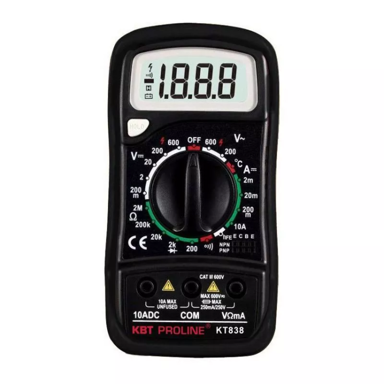 Мультиметр цифровой KT838 PROLINE КВТ купить в Екатеринбурге