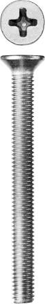 Винт ЗУБР &quot;МАСТЕР&quot; DIN 965, класс прочности 4.8, оцинкованный, M5x50мм, 5кг 303110-05-050 купить в Екатеринбурге