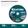 Круги отрезные абразивные, по нержавеющей стали 36256-230-2.0 купить в Екатеринбурге
