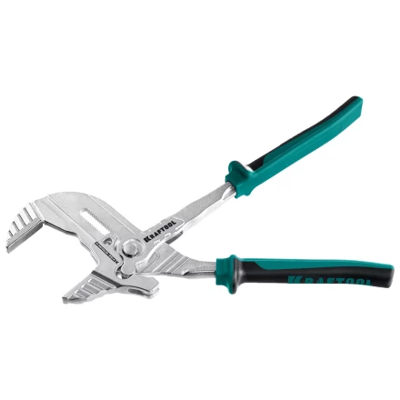 Клещи переставные-гаечный ключ с двухкомпонентными рукоятками и пластиковыми накладками 22069 купить в Екатеринбурге