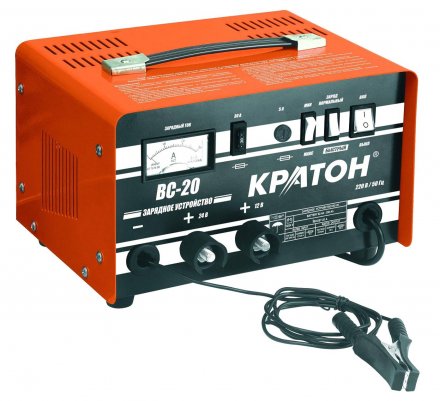 Устройство зарядное для аккумулятора Кратон BC-20 3 06 01 005 купить в Екатеринбурге