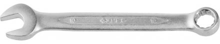 Ключ ЗУБР &quot;ПРОФИ&quot; гаечный комбинированный, Cr-V сталь, хромированный, 10мм 27022-10 купить в Екатеринбурге