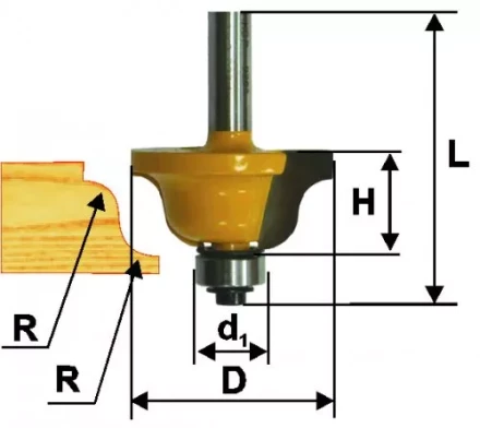 Фреза кром калевочная ф286х13мм R4мм хв 8мм 9262 купить в Екатеринбурге