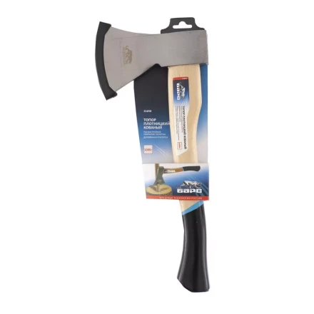 Топор плотницкий кованый деревянная рукоятка 1000гр пескоструйное покрытие полотна БАРС 21656 купить в Екатеринбурге
