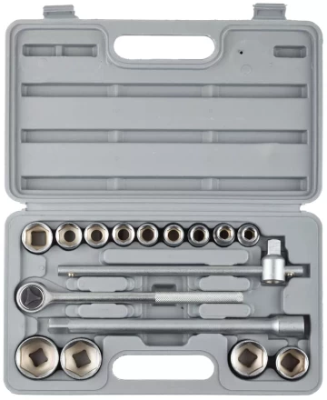Набор STAYER Автомобильный инструмент "STANDARD" хромированное покрытие, 16 предметов 27583-H16 купить в Екатеринбурге