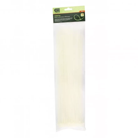 Хомуты 370х3,6 мм пластиковые белые 100 штук СИБРТЕХ 45533 купить в Екатеринбурге