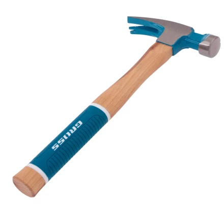 Молоток-гвоздодер,560 г Gross 10419, угол 75, магнит, обрезиненная рукоятка AMERICAN HICKORY купить в Екатеринбурге