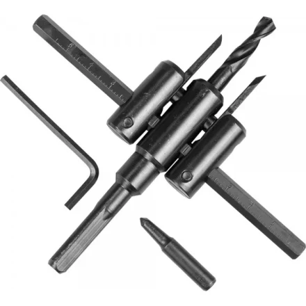 Сверло регулируемое, STAYER Profi 2944, двухрезцовое, по дереву, &quot;Балеринка&quot;, d=40-120мм 2944 купить в Екатеринбурге