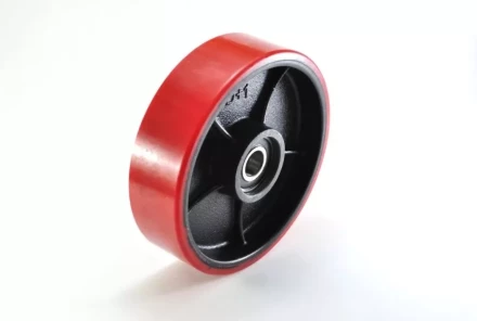 Колесо полиуретан 150х50 мм с подшипником для тележек гидравлических BFWL/BFL10/BFL15 131469 купить в Екатеринбурге