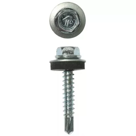 Саморезы ЗУБР &quot;ПРОФЕССИОНАЛ&quot; оцинков., для крепл. кров. матер. к дерев. обреш., 4.8х29мм, 2500шт 4-300310-48-029 купить в Екатеринбурге