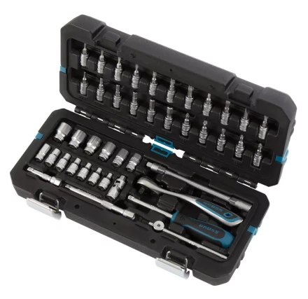 Набор инструментов 42 предмета, 120 зубьев, CrV, 1/4" Gross 14146 купить в Екатеринбурге