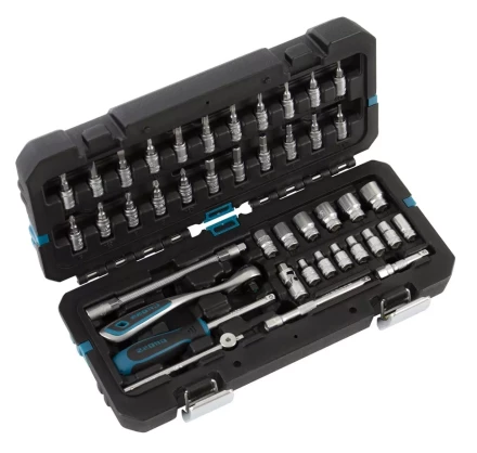 Набор инструментов 42 предмета, 120 зубьев, CrV, 1/4" Gross 14146 купить в Екатеринбурге