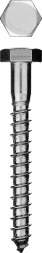 Шурупы ШДШ с шестигранной головкой (DIN 571) промфасовка серия МАСТЕР
