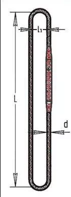 Строп канатный петлевой СКП 12.5 т L=2 м опрессовка купить в Екатеринбурге