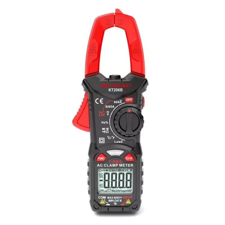 Токовые клещи цифровые KT206B PROLINE КВТ купить в Екатеринбурге