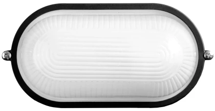 Светильник уличный СВЕТОЗАР влагозащищенный, овал, цвет черный, 100Вт SV-57203-B купить в Екатеринбурге