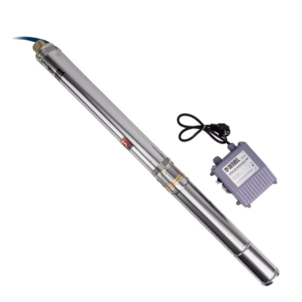 Скважинный насос Denzel DWC-3-60, центробежный, диаметр 3&quot;, 800 Вт, 3300 л/ч, напор 60 м 97255 купить в Екатеринбурге