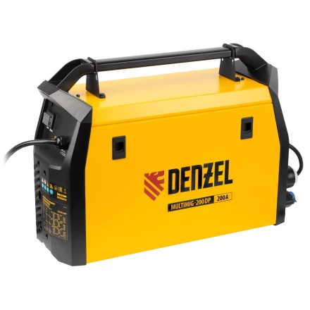 Аппарат инвертор. полуавтомат. сварки MultiMIG-200DP Synergy Double Pulse, 200 А, ПВ 80%// Denzel 94313 купить в Екатеринбурге
