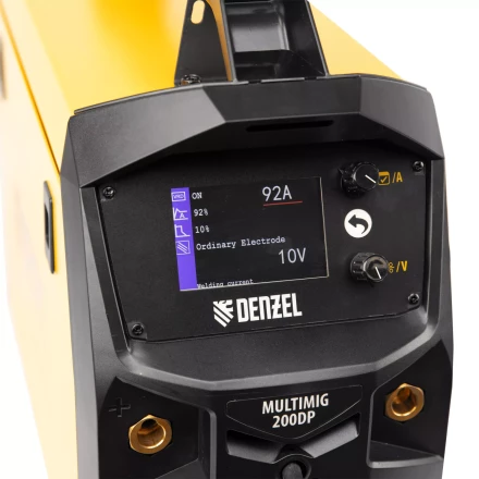 Аппарат инвертор. полуавтомат. сварки MultiMIG-200DP Synergy Double Pulse, 200 А, ПВ 80%// Denzel 94313 купить в Екатеринбурге