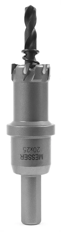 ТСТ коронка MESSER 20X25 с центрирующим сверлом и толкающей пружиной купить в Екатеринбурге